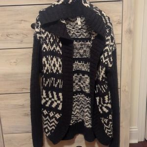 Knitted Aeropostale size small hooded cardigan